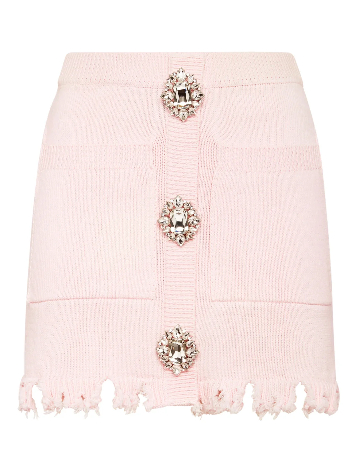 Knit Mini Skirt Monogram, цвет: Розовый