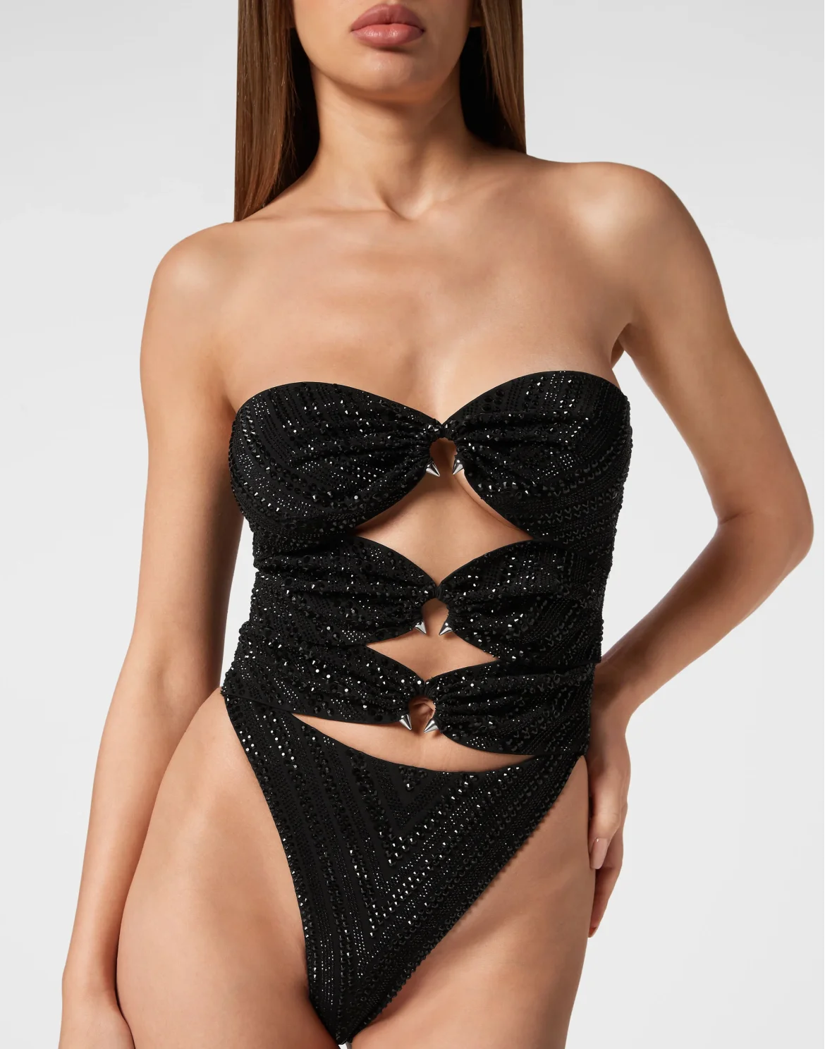 Monokini Crystal, цвет: Черный