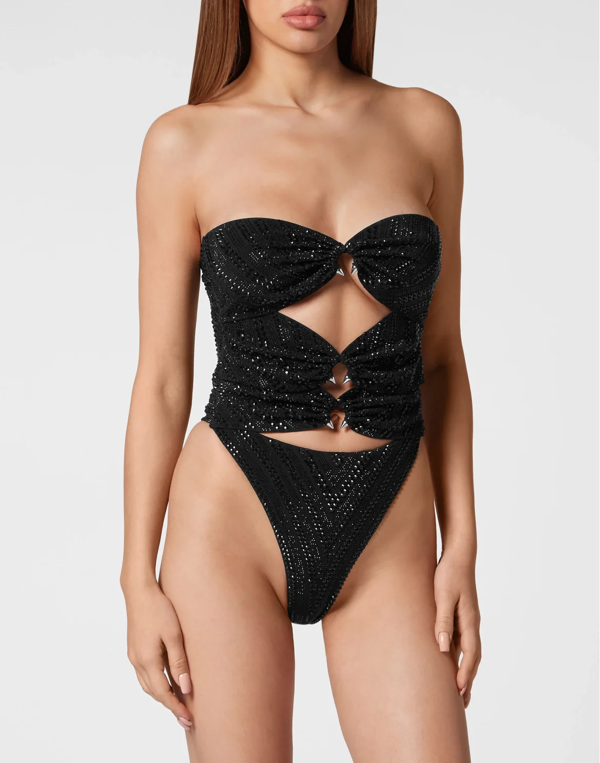 Monokini Crystal, цвет: Черный