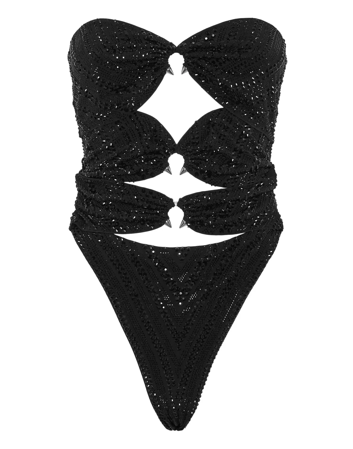 Monokini Crystal, цвет: Черный