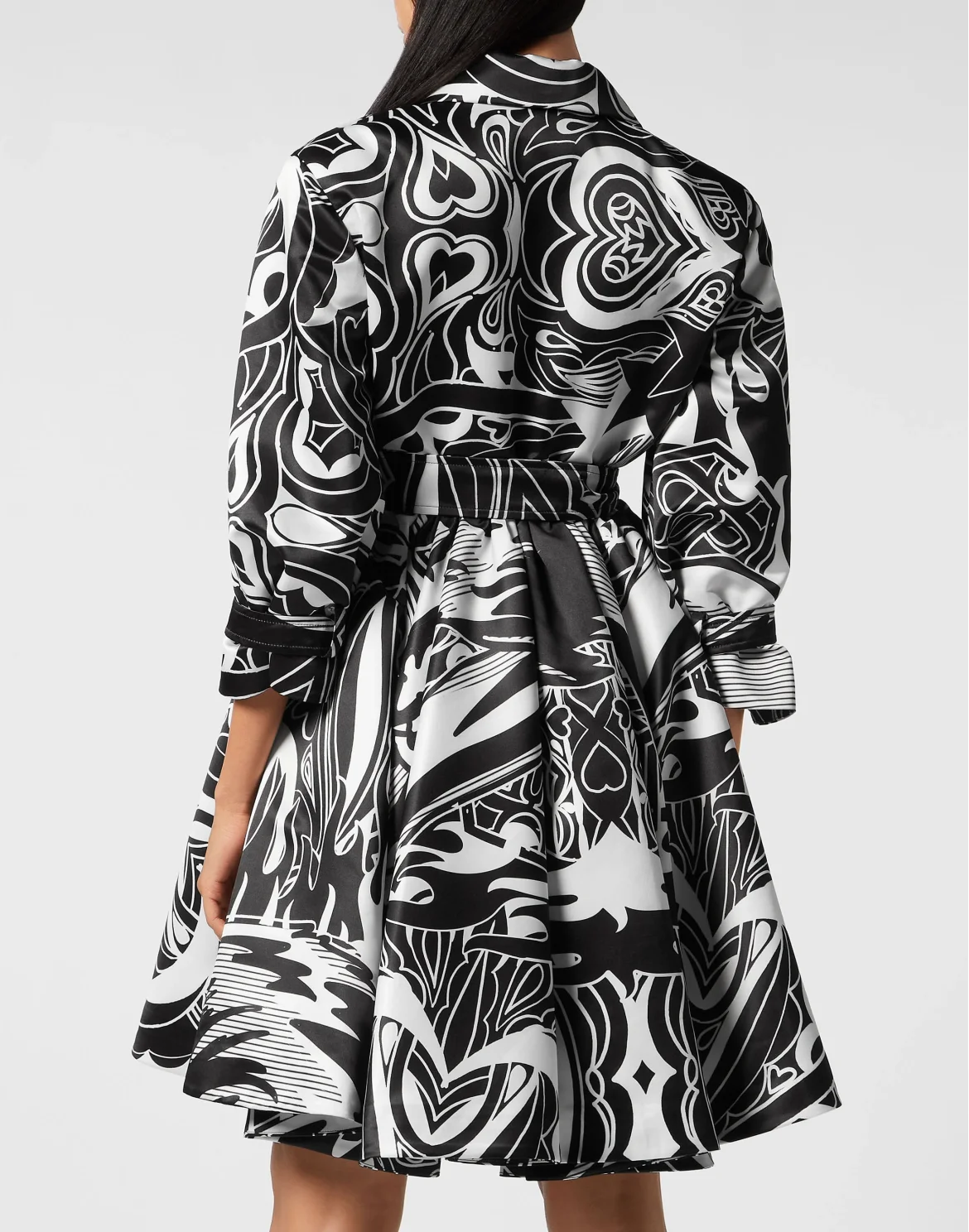 Duchesse Mini Trench Tribal Circus, цвет: Черный