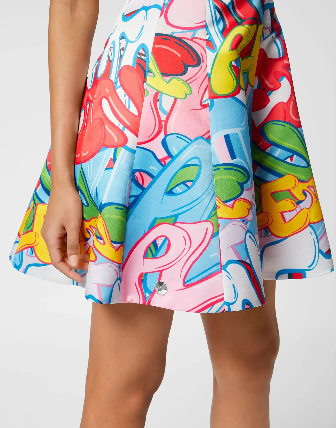 Duchesse Midi Dress Bombing Graffiti, цвет: Мультиколор