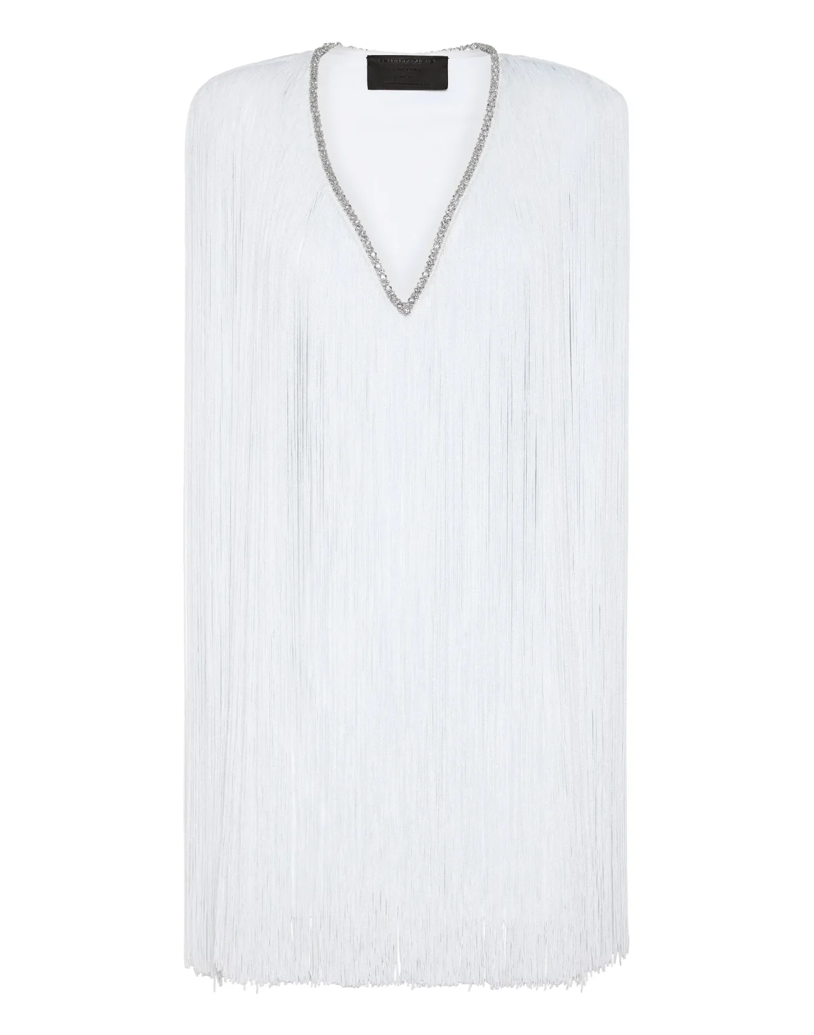 Fringe Mini Dress, цвет: Белый
