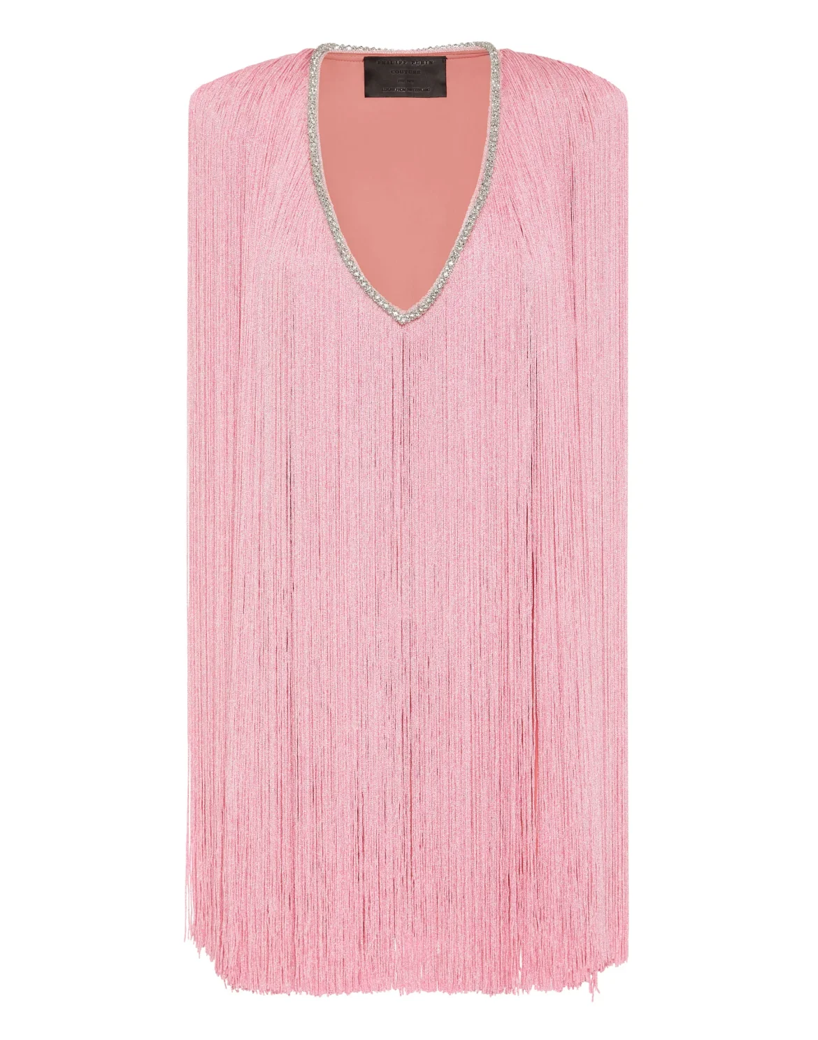 Fringe Mini Dress, цвет: Розовый