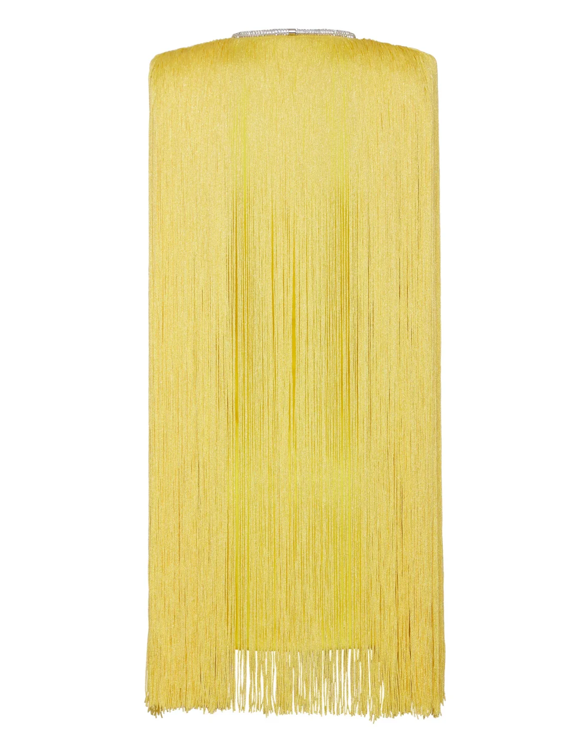 Fringe Mini Dress, цвет: Желтый