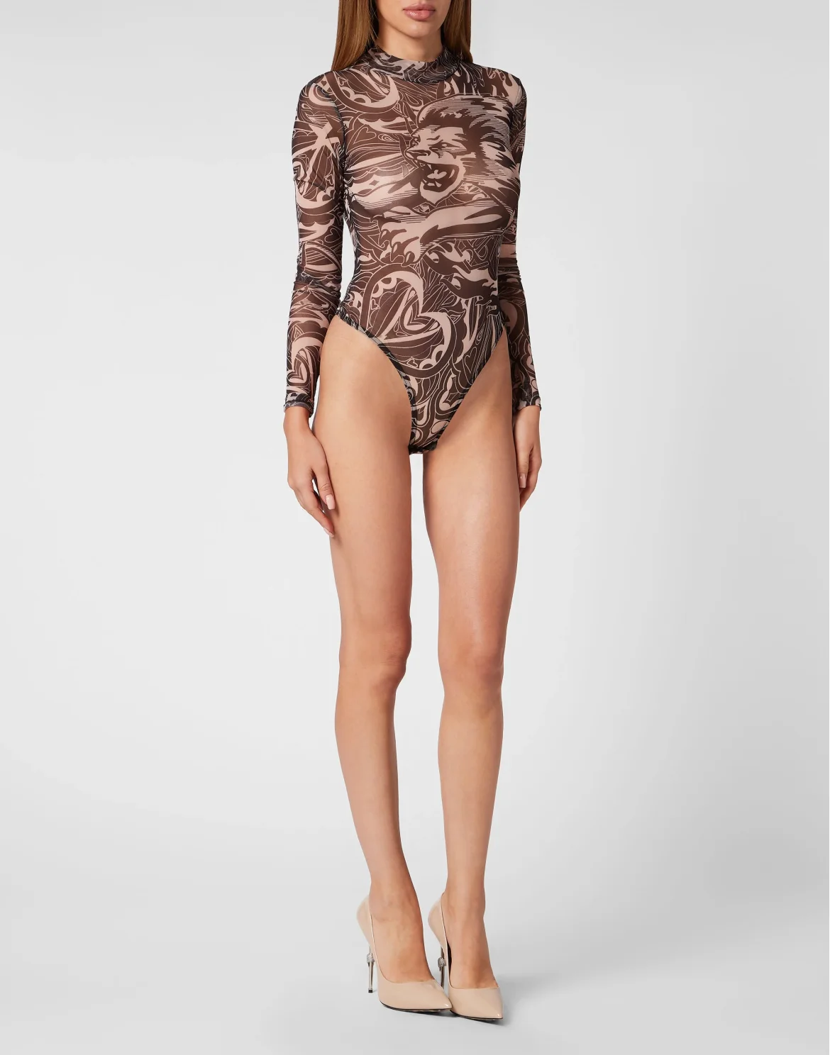 Tulle Body LS Lion Circus, цвет: Черный