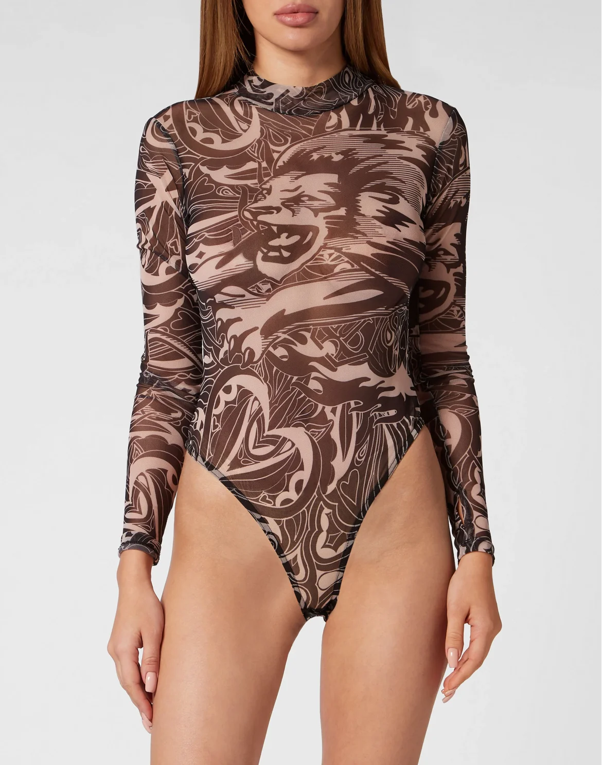 Tulle Body LS Lion Circus, цвет: Черный