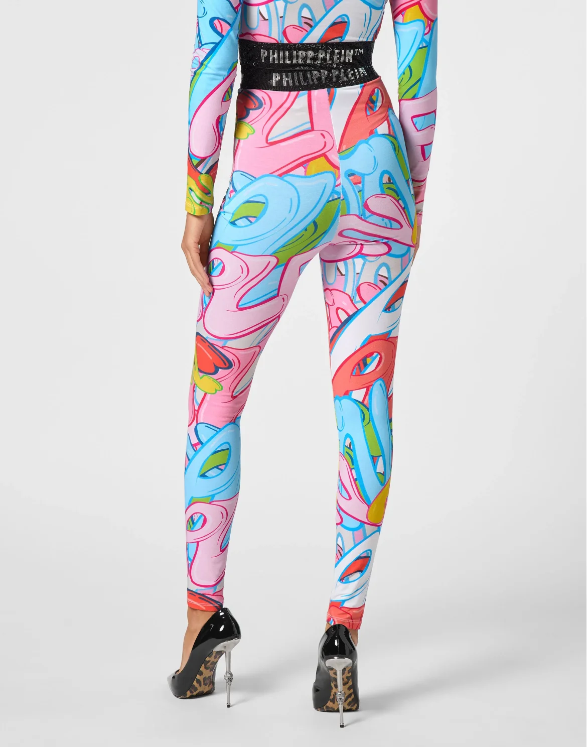 Leggings Bombing Graffiti, цвет: Мультиколор
