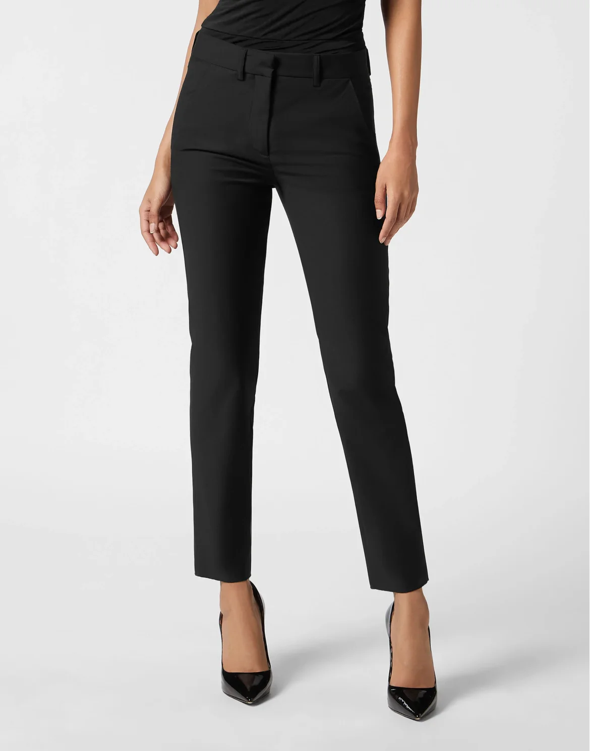 Wool Office Trousers, цвет: Черный