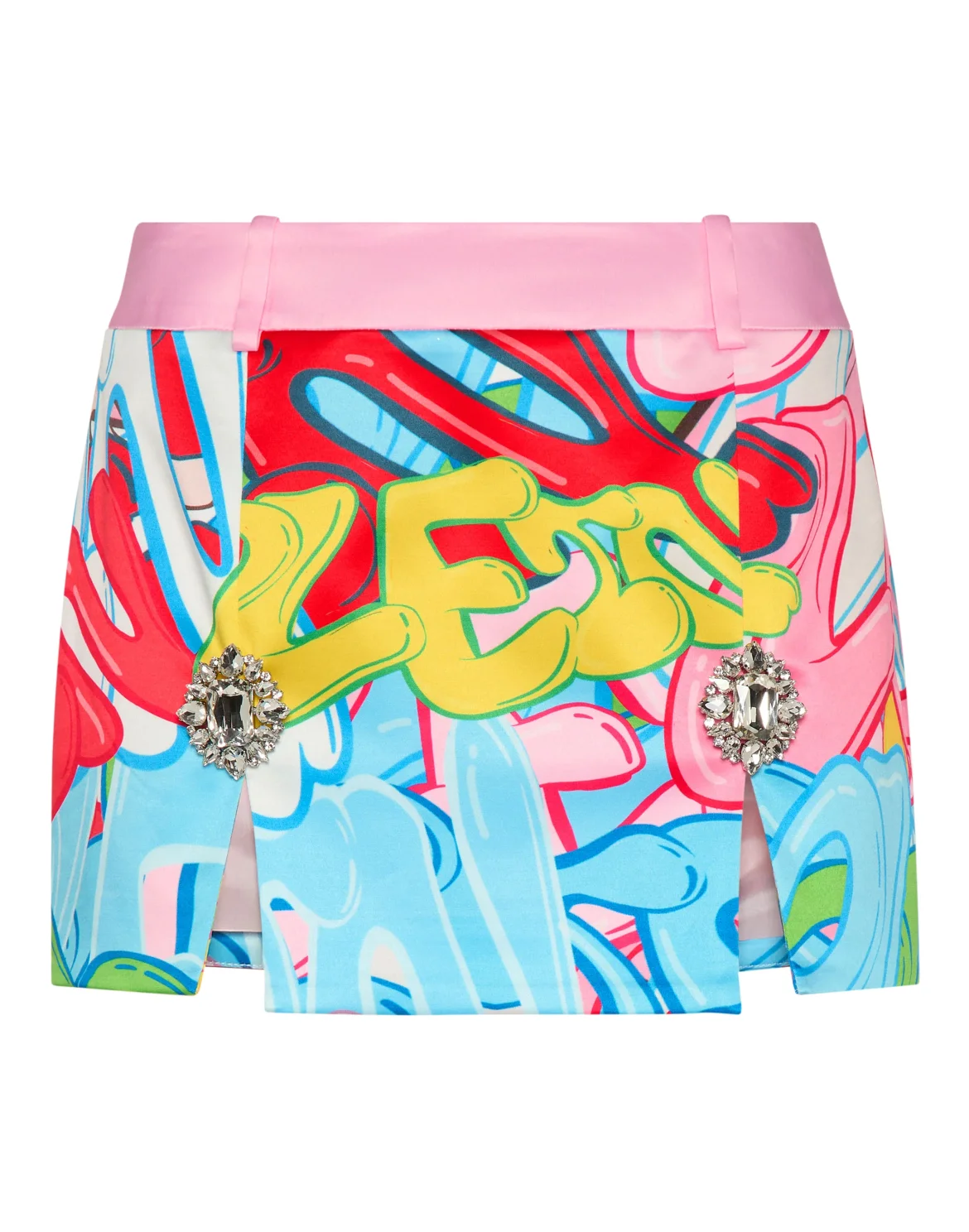 Mini Skirt Bombing Graffiti, цвет: Мультиколор
