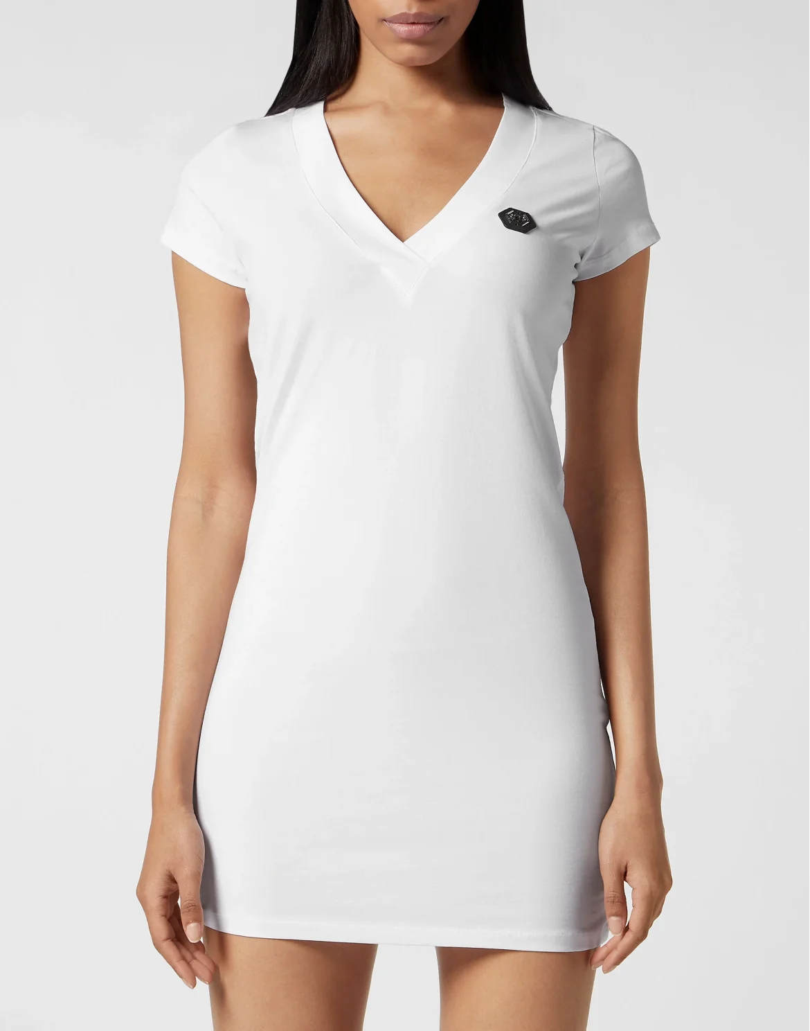 T-shirt Short Dress Basic, цвет: Белый