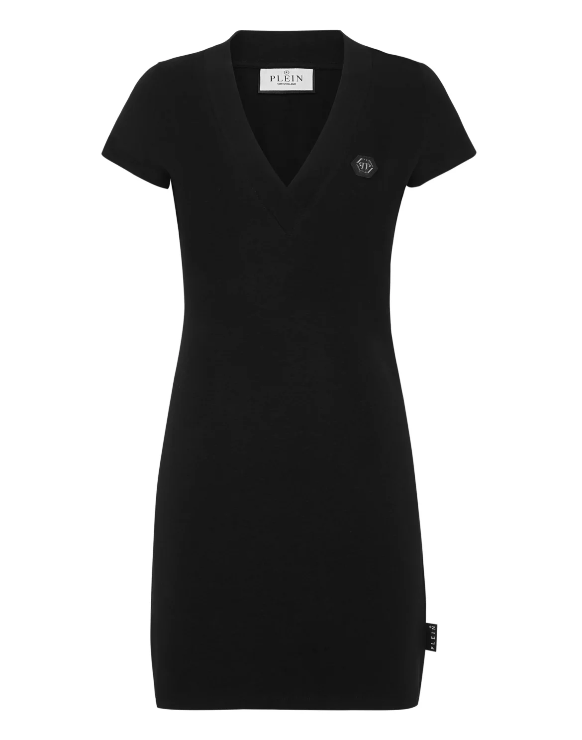 T-shirt Short Dress Basic, цвет: Черный