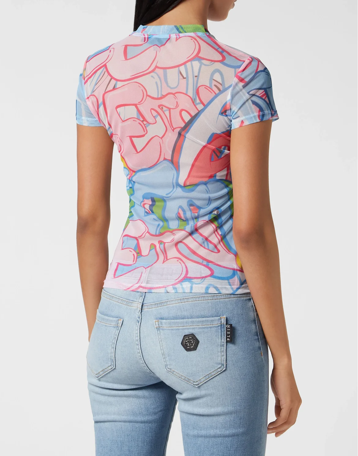Tulle  T-Shirt Sexy Pure Bombing Graffiti, цвет: Мультиколор