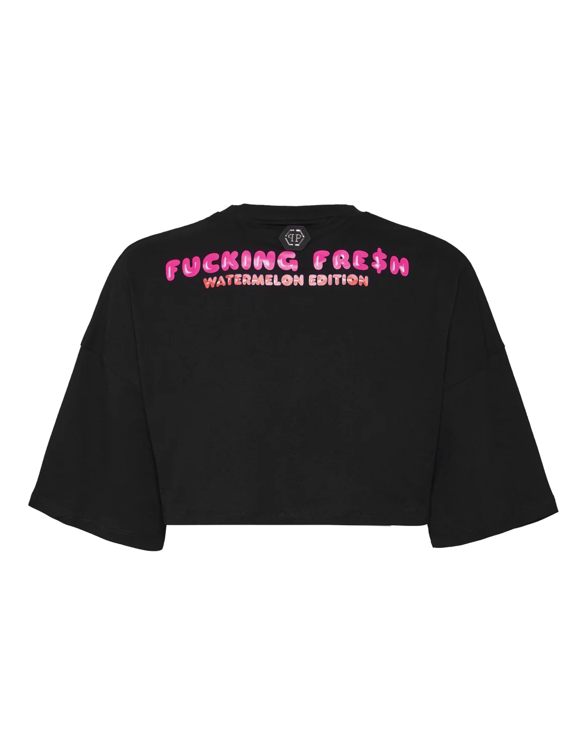 Cropped T-shirt Tutti Frutti, цвет: Черный