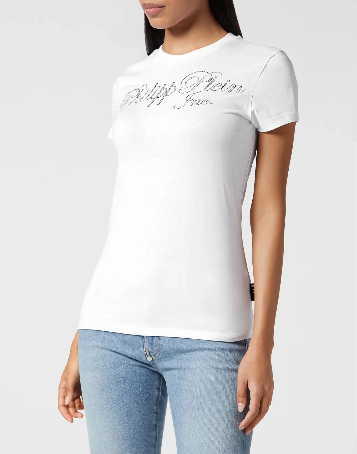 Sexy Pure T-shirt with crystals Philipp Plein TM, цвет: Белый