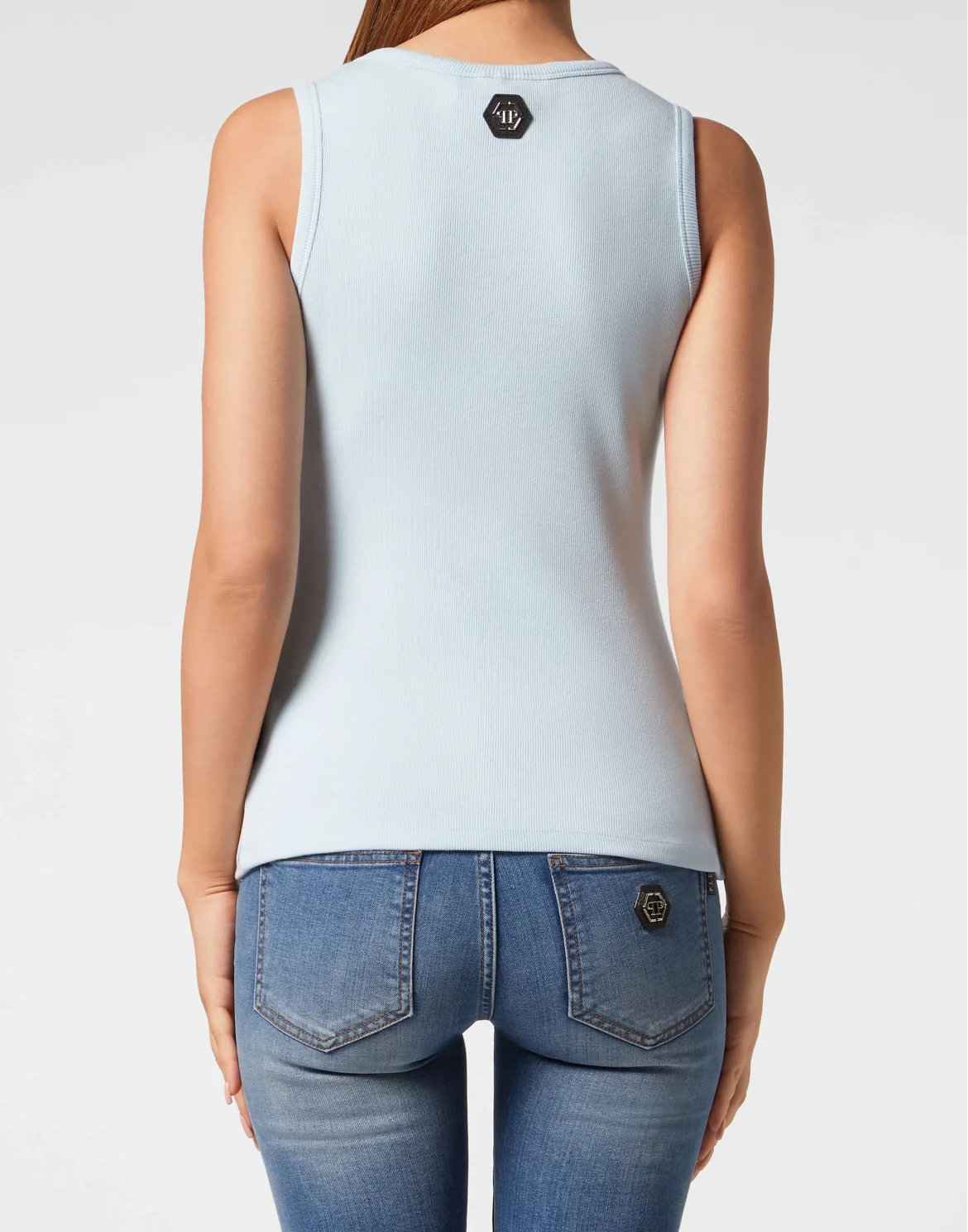 Tank Top Hexagon, цвет: Голубой