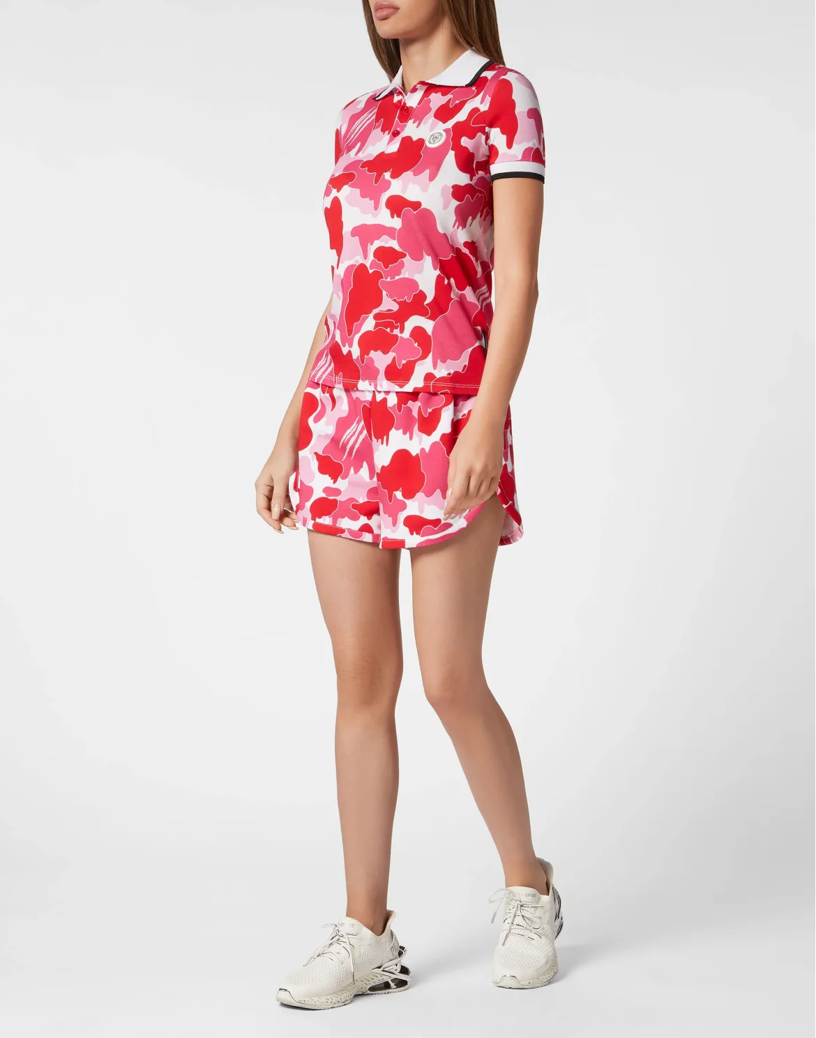 Polo shirt Camouflage, цвет: Розовый