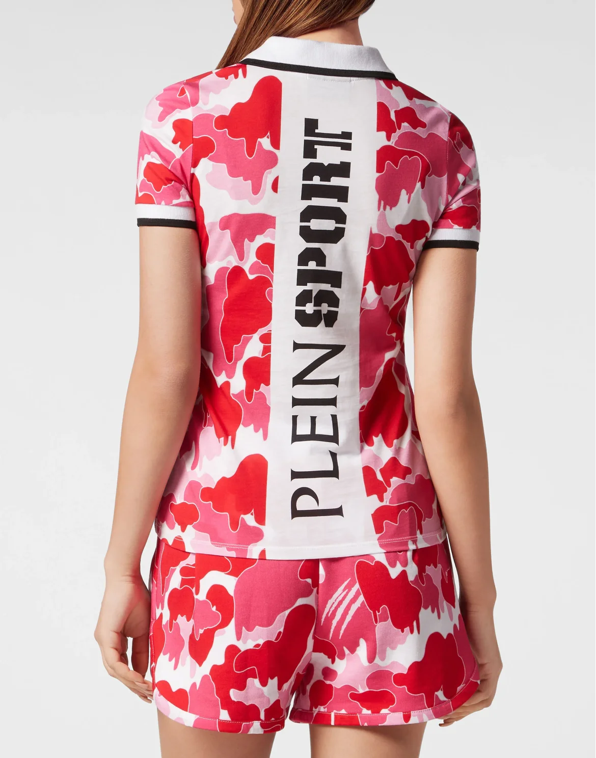 Polo shirt Camouflage, цвет: Розовый