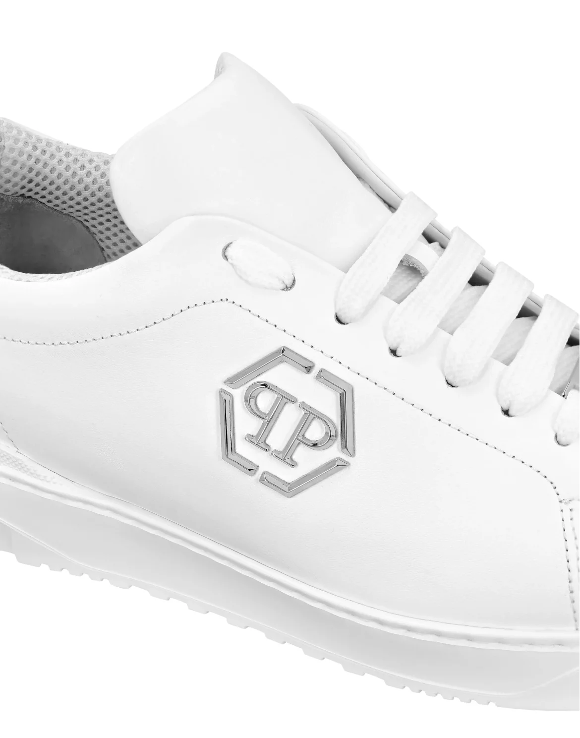 Leather Lo-Top Sneakers Skull&Bones, цвет: Белый