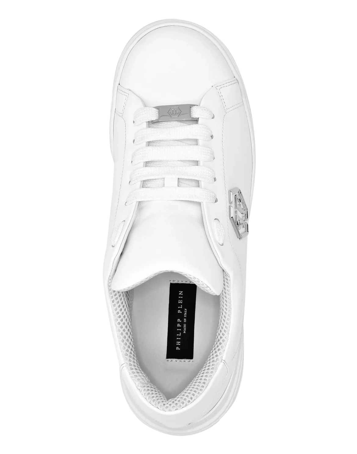 Leather Lo-Top Sneakers Skull&Bones, цвет: Белый