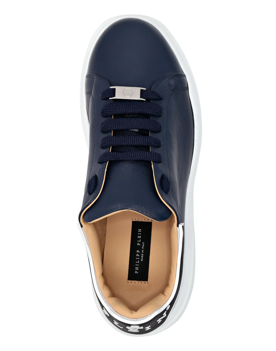 Leather Low-Top Sneakers Megastar, цвет: Синий