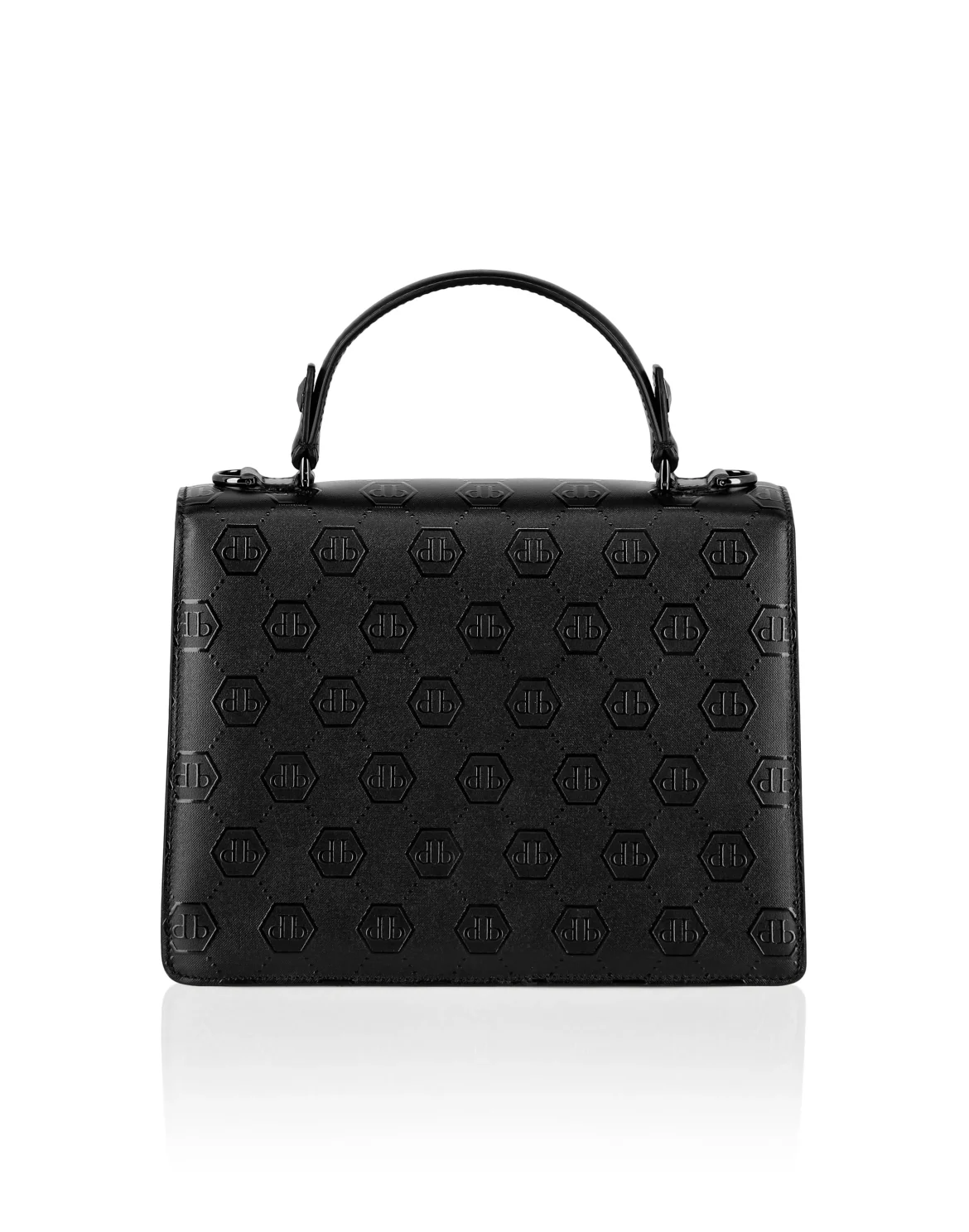 Small Handle Bag Superheroine MONOGRAM, цвет: Черный