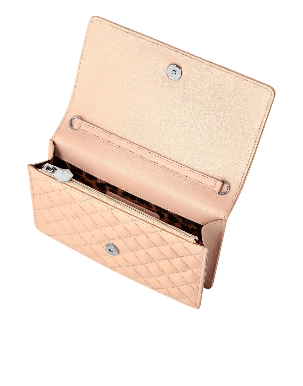 Nappa Leather Mini Shoulder Matelasse, цвет: Розовый