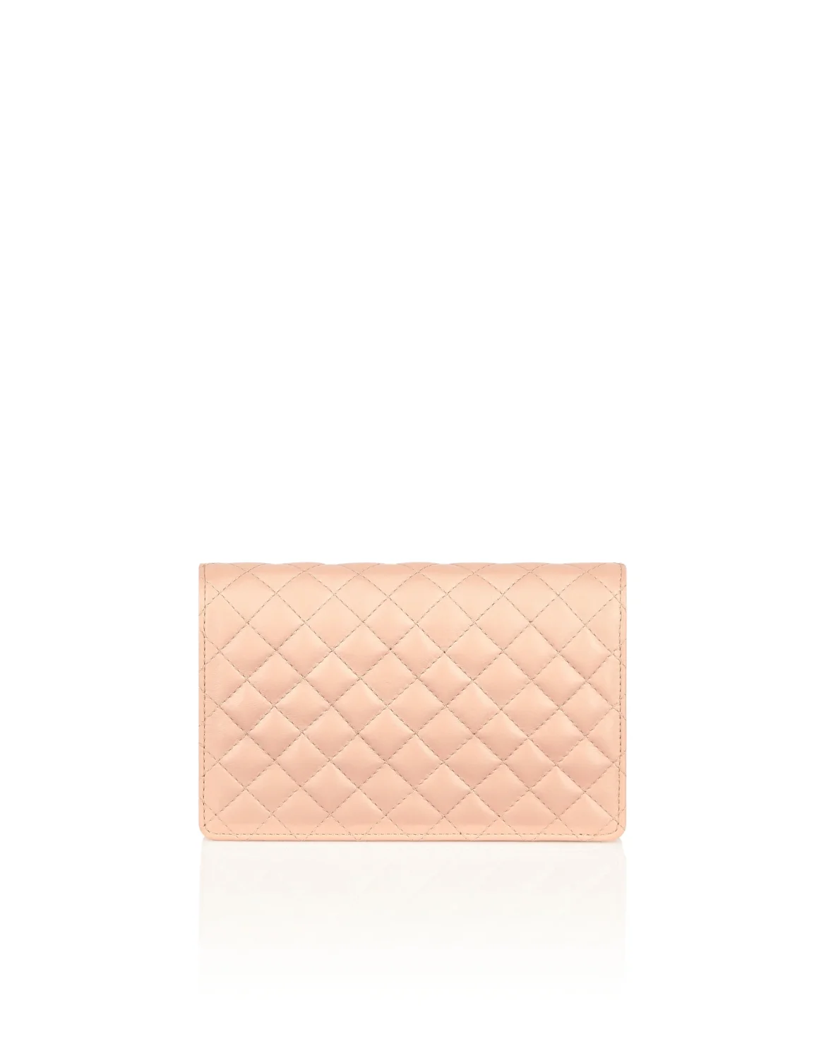 Nappa Leather Mini Shoulder Matelasse, цвет: Розовый