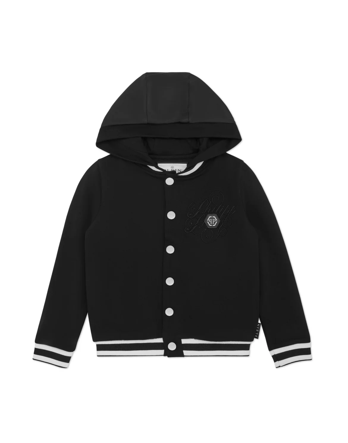 Bomber Hoodie Jacket, цвет: Черный