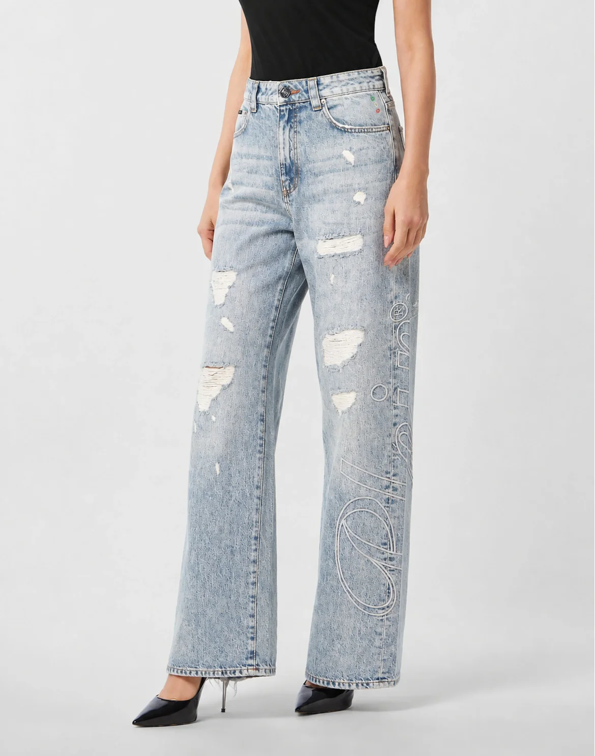 Denim Beach Boy Fit Trousers, цвет: Серый