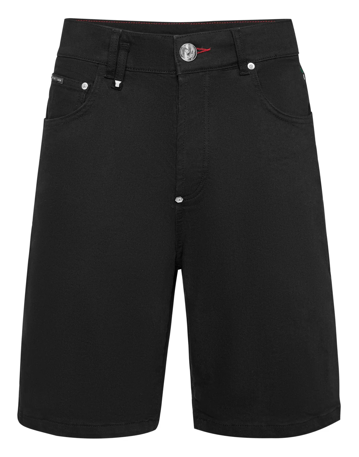 Denim Shorts Formentera Skull, цвет: Черный