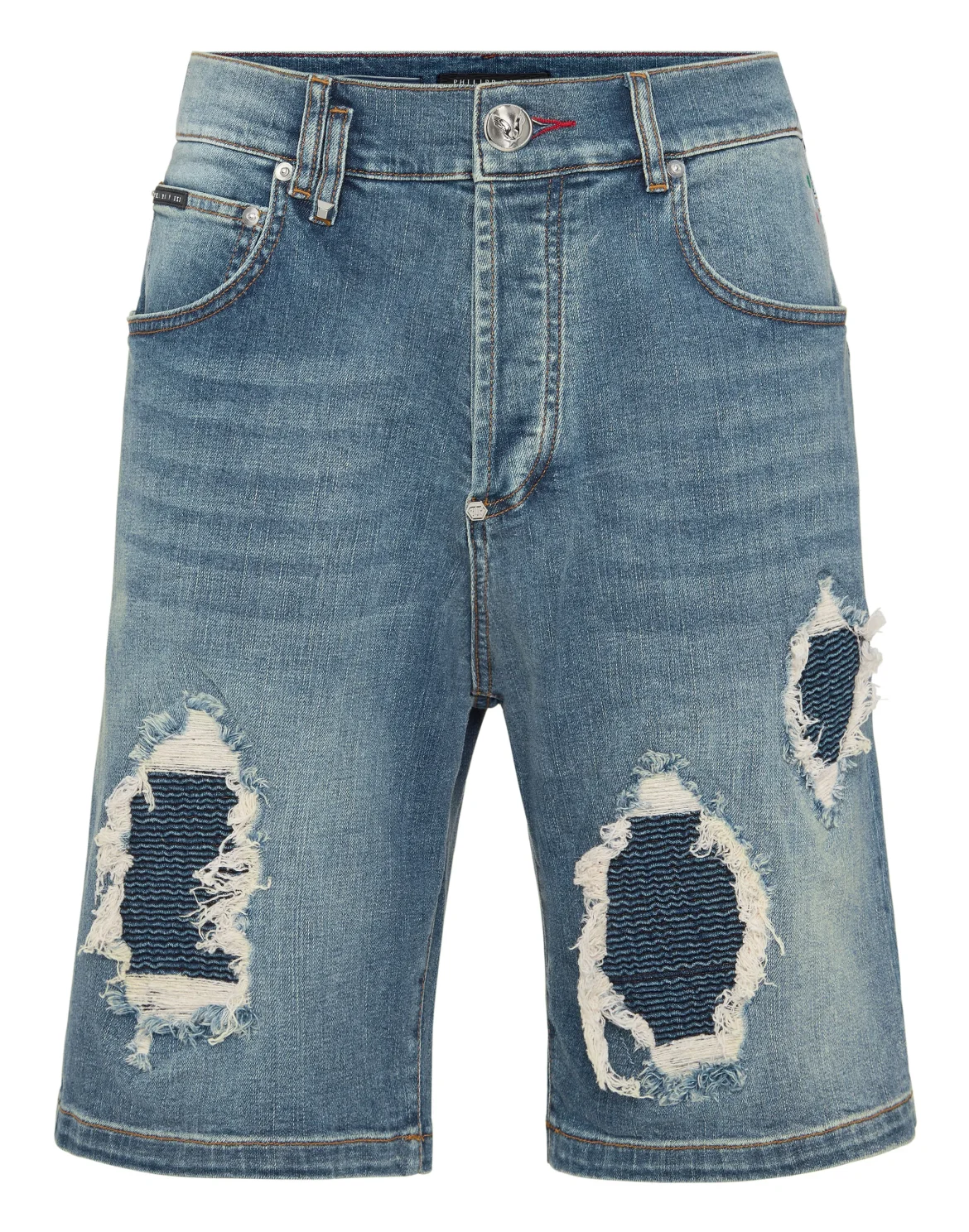 Denim Shorts Formentera Distressed, цвет: Синий