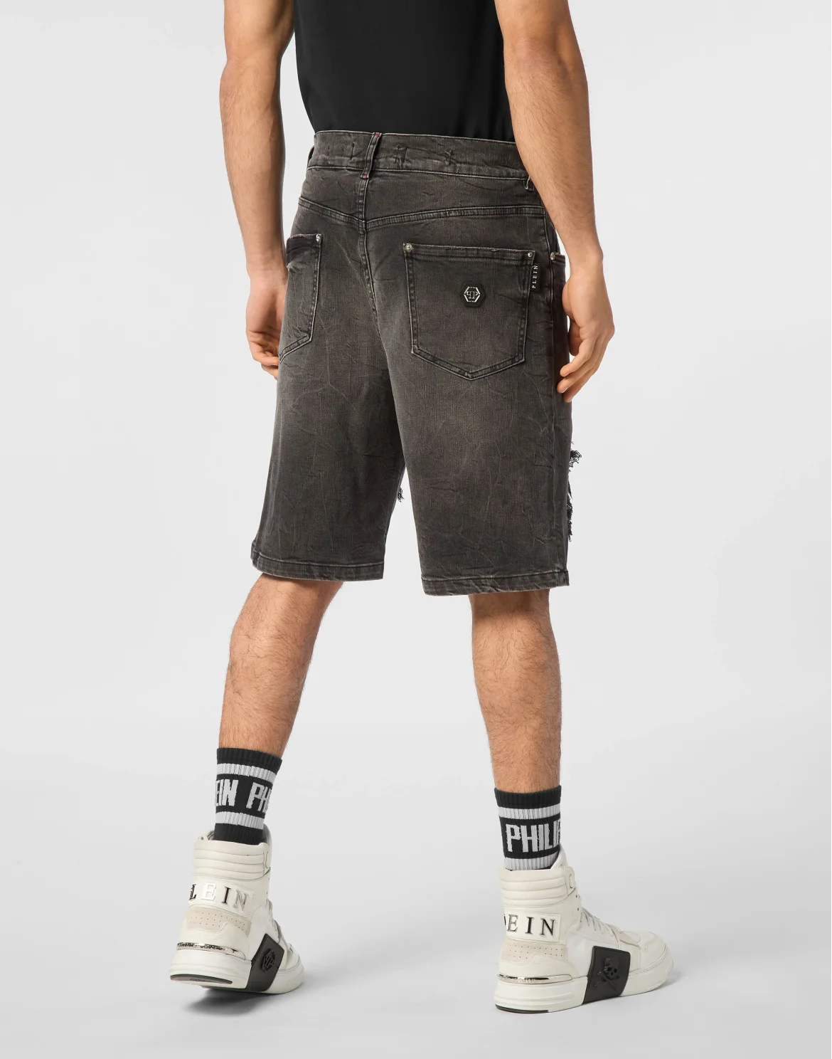 Denim Shorts Formentera Distressed, цвет: Серый