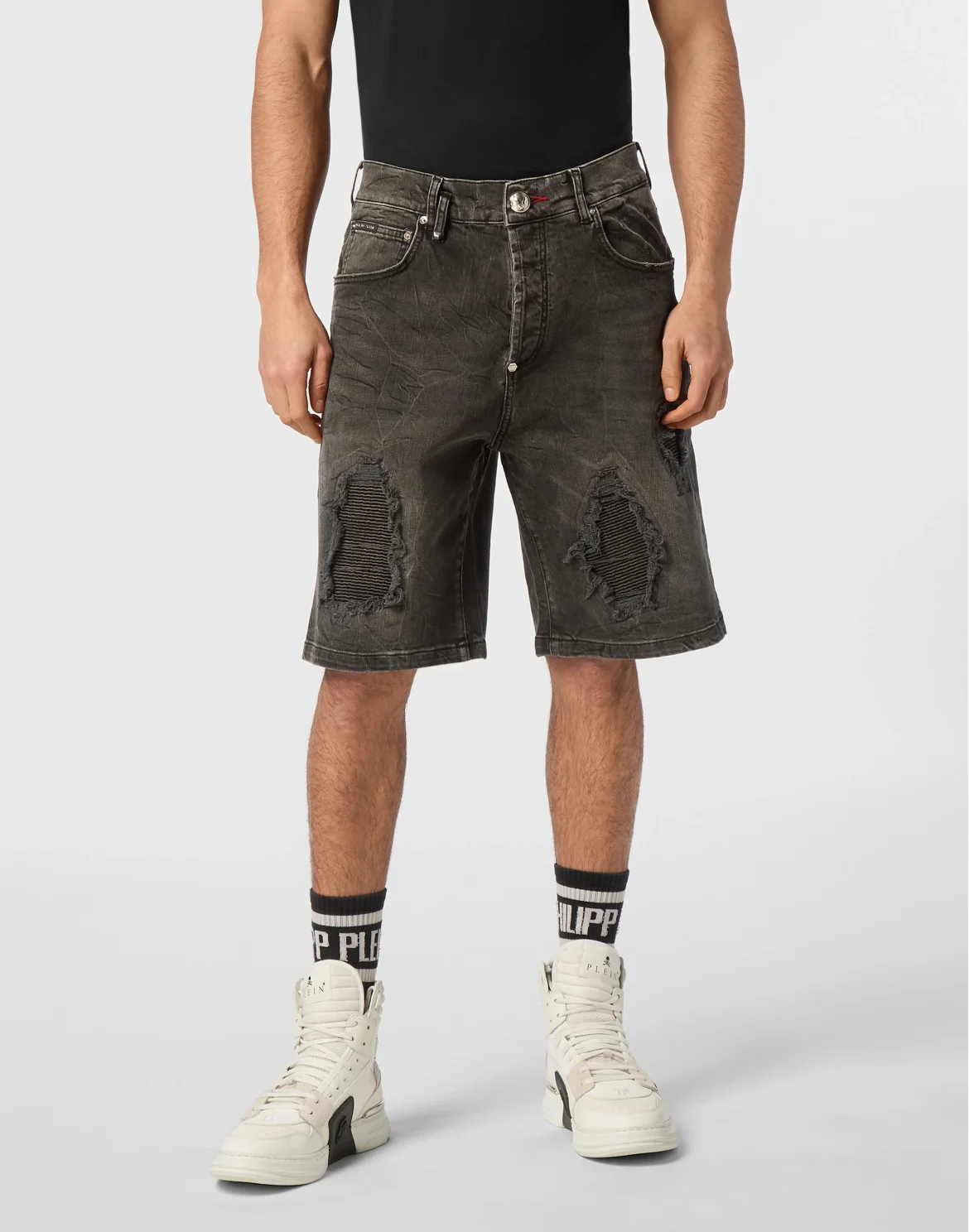 Denim Shorts Formentera Distressed, цвет: Серый