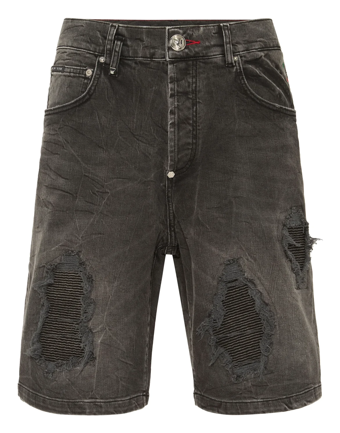Denim Shorts Formentera Distressed, цвет: Серый