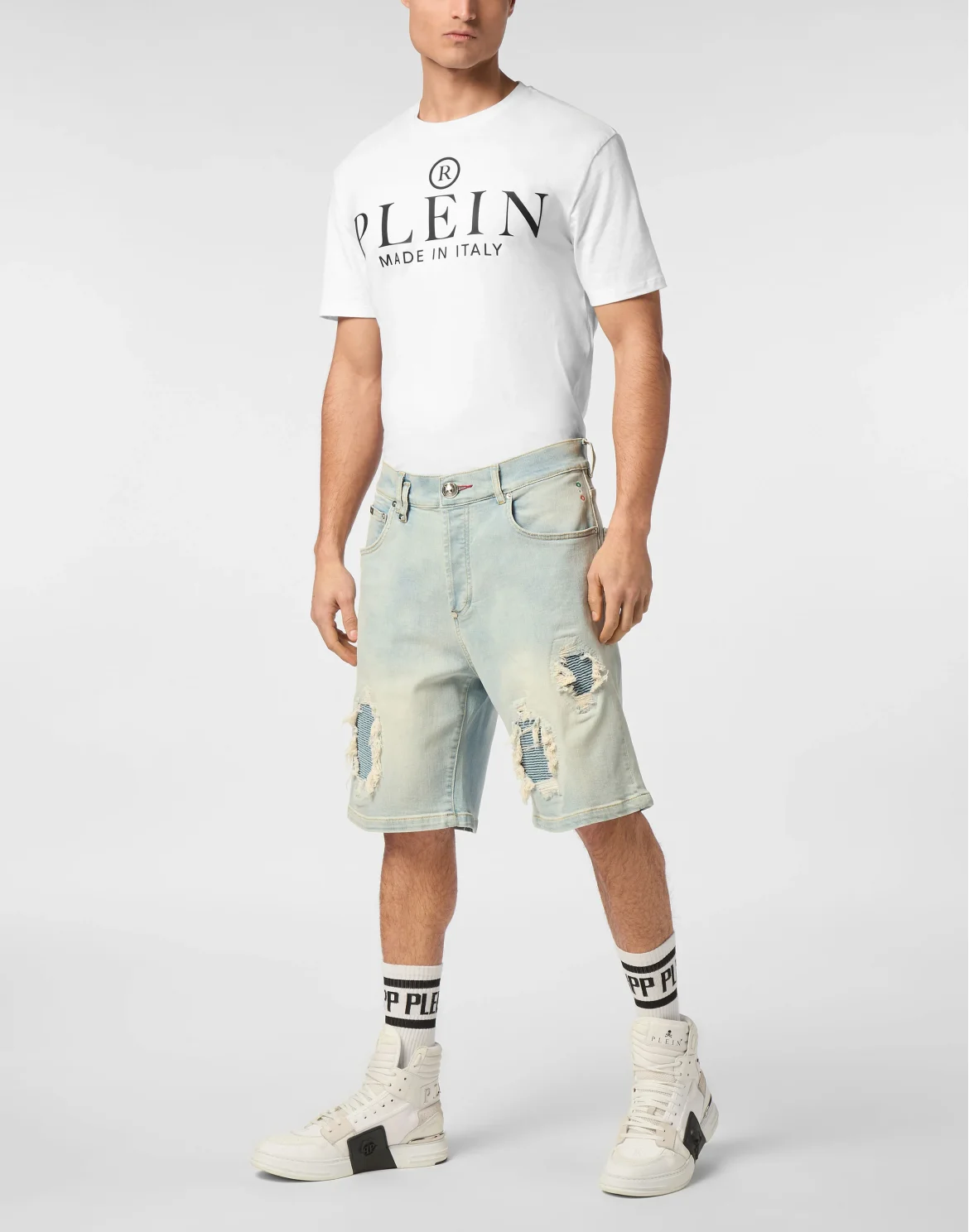 Denim Shorts Formentera Distressed, цвет: Голубой