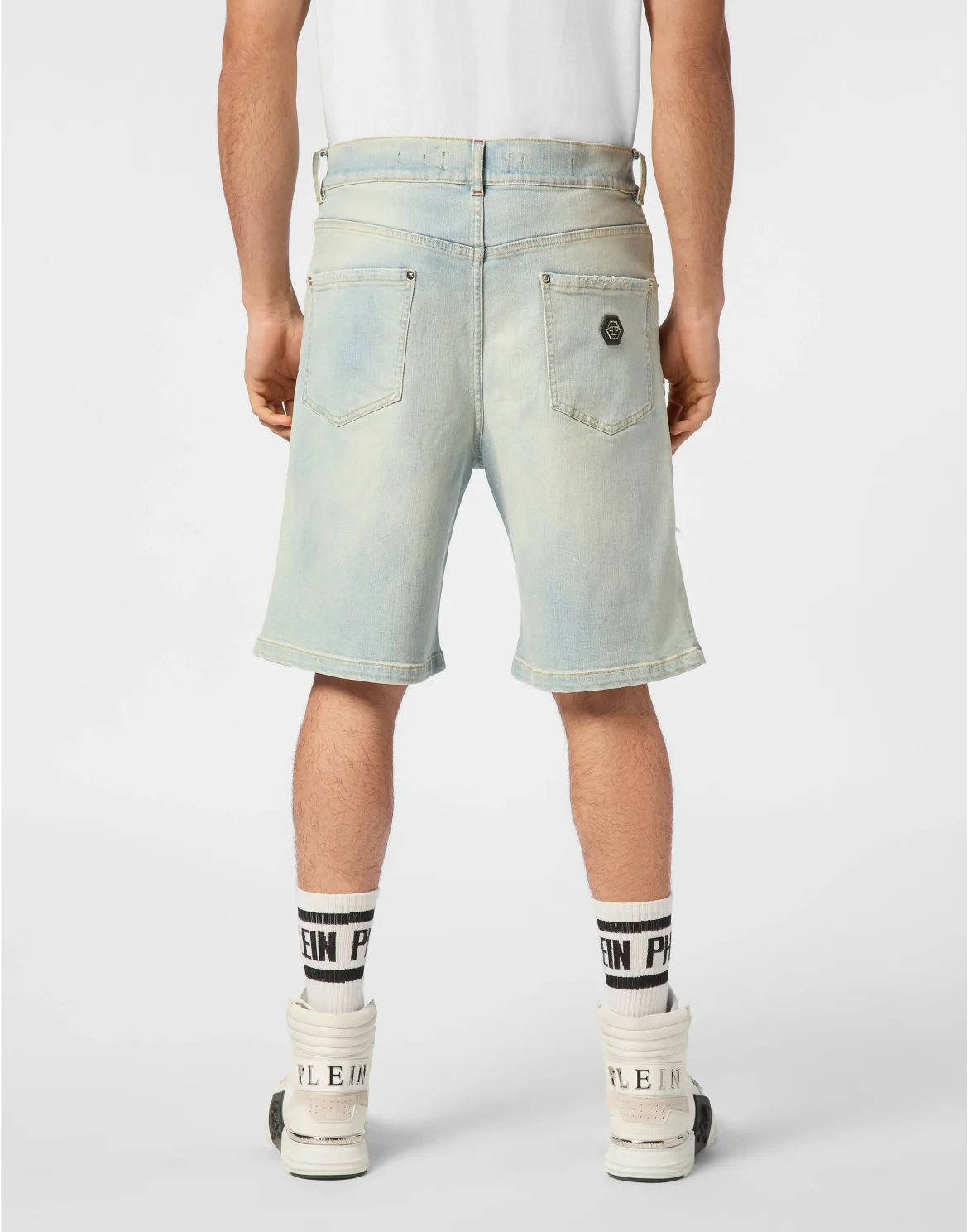 Denim Shorts Formentera Distressed, цвет: Голубой