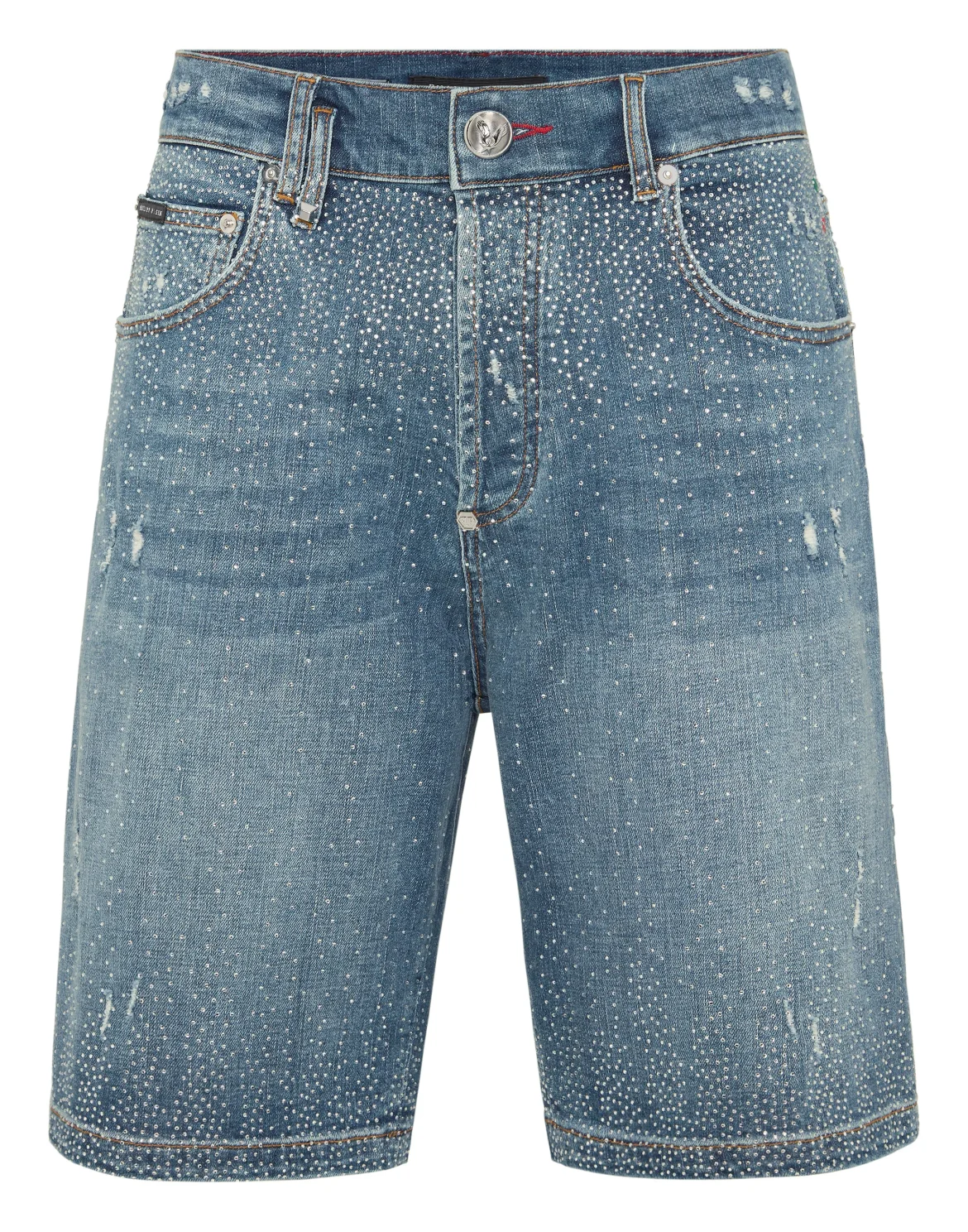 Denim Shorts Formentera Strass, цвет: Синий