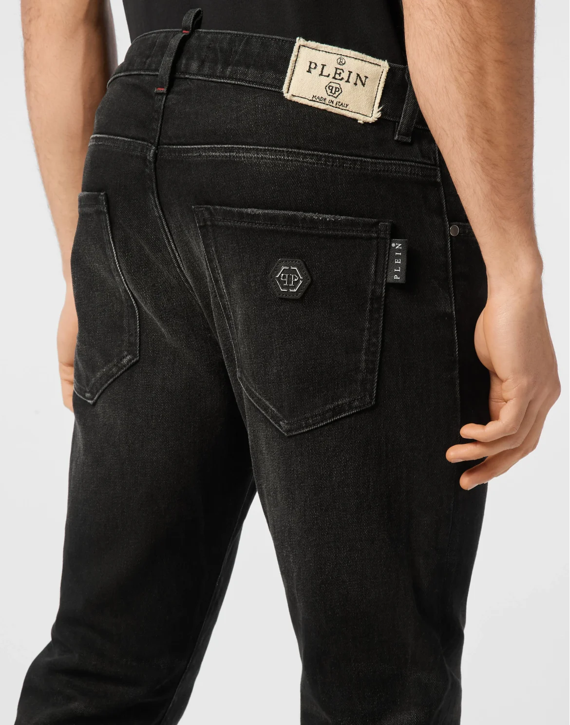 Denim Trousers Skinny 5 Pockets, цвет: Черный