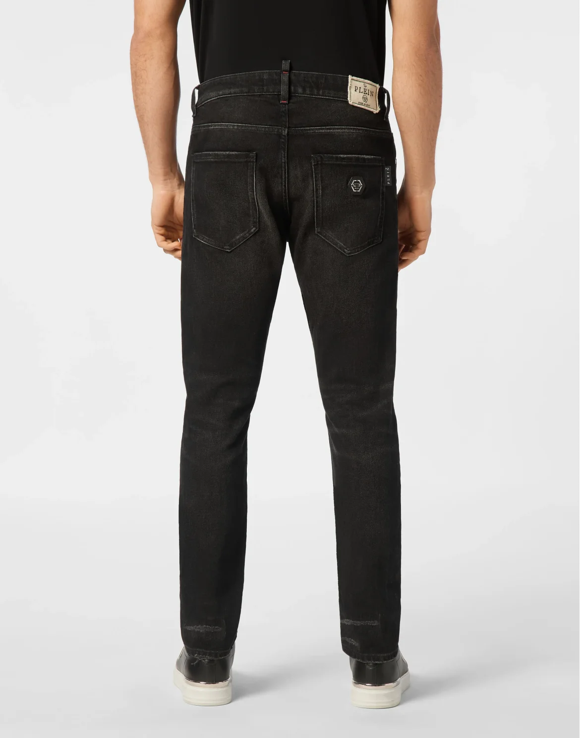 Denim Trousers Skinny 5 Pockets, цвет: Черный