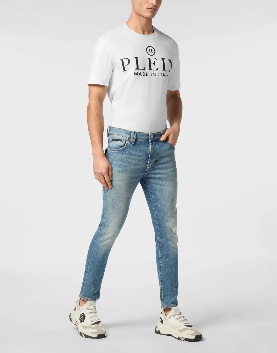 Denim Trousers Skinny 5 Pockets, цвет: Голубой