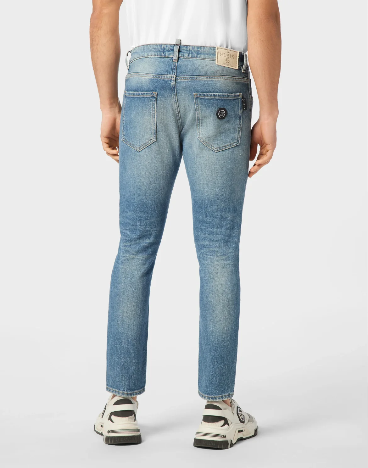 Denim Trousers Skinny 5 Pockets, цвет: Голубой