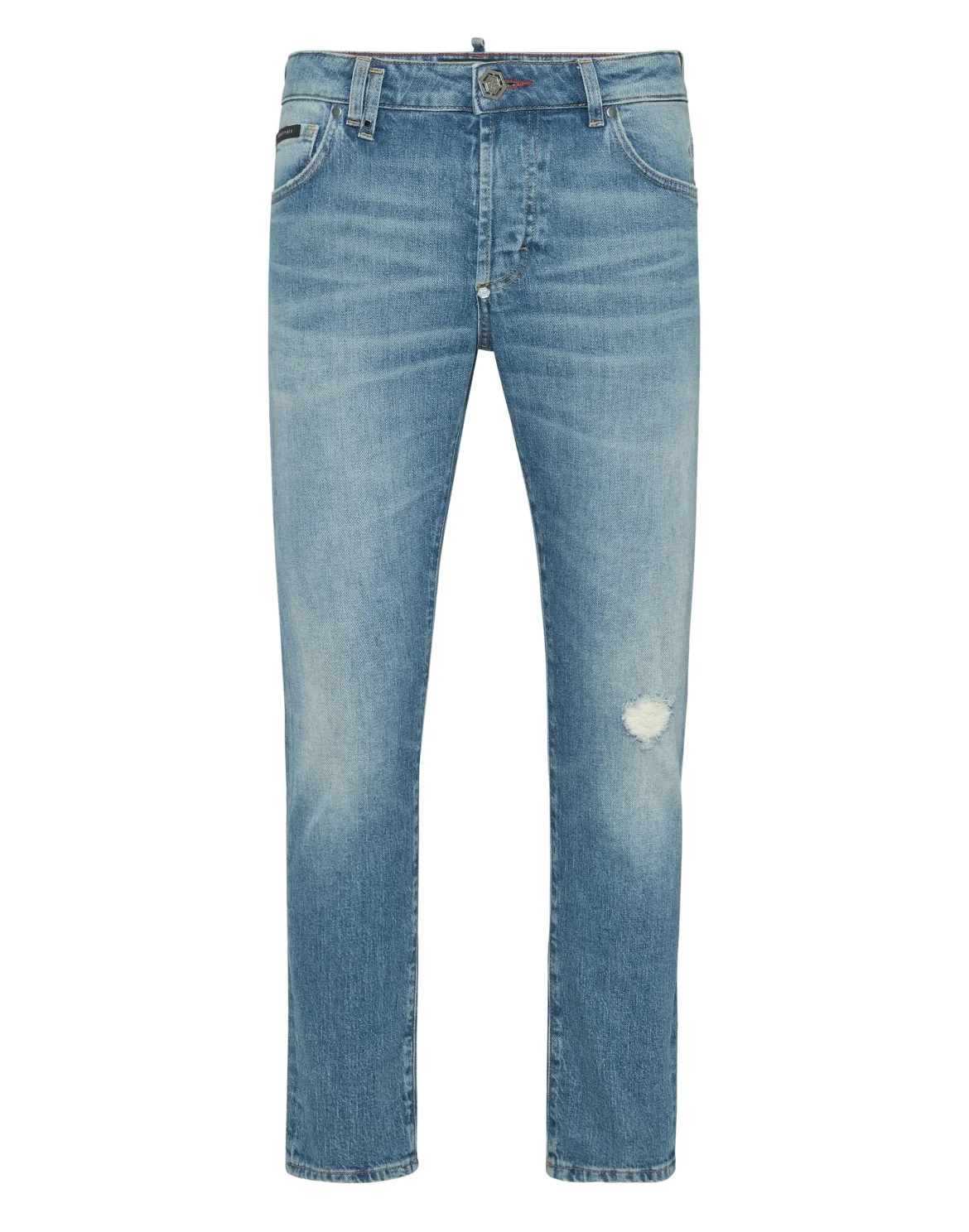 Denim Trousers Skinny 5 Pockets, цвет: Голубой