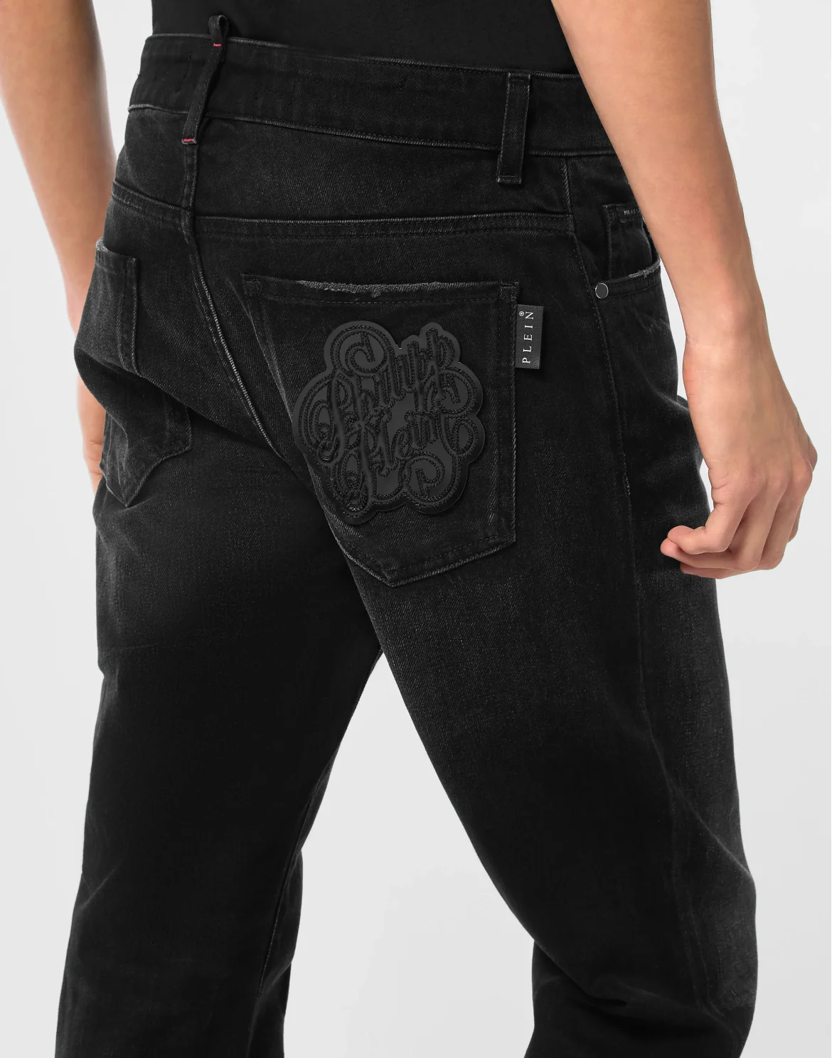 Denim Trousers Super Straight Cut Turbo Titan, цвет: Черный
