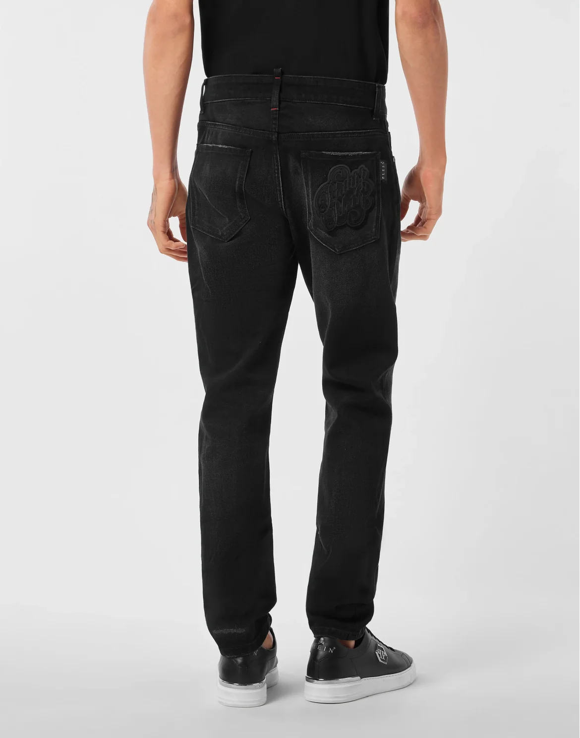 Denim Trousers Super Straight Cut Turbo Titan, цвет: Черный