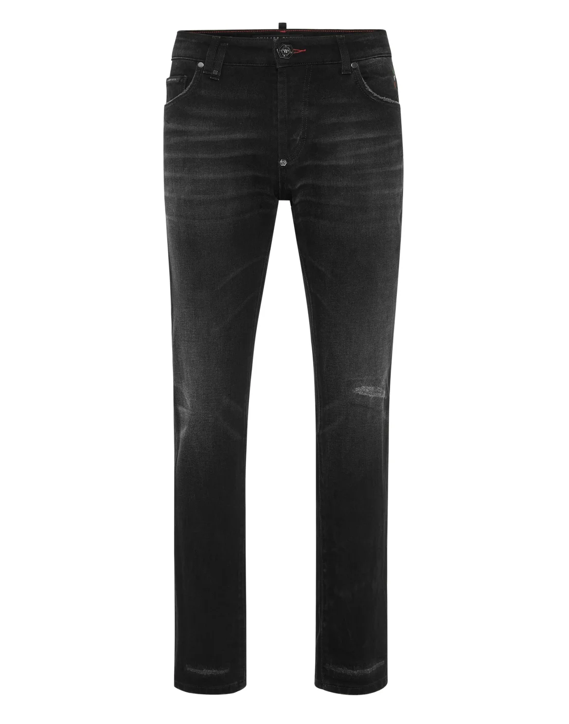 Denim Trousers Super Straight Cut Turbo Titan, цвет: Черный