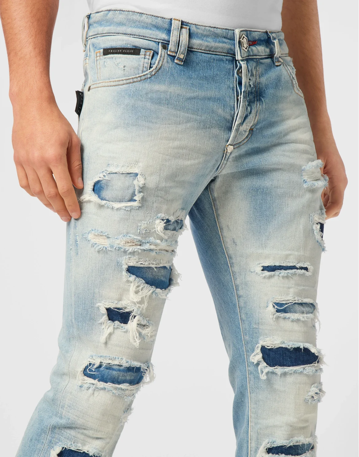 Denim Trousers Super Straight Cut Sprint Spirits, цвет: Голубой