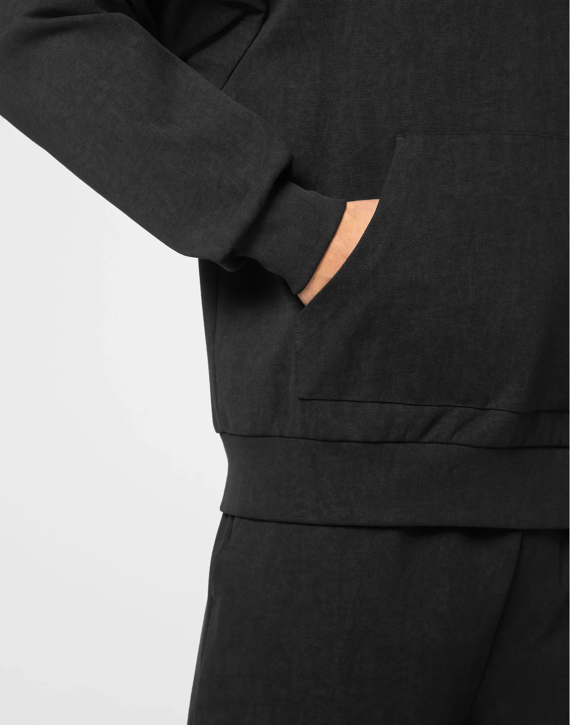 Cold Dye Hoodie Sweatshirt LS, цвет: Черный
