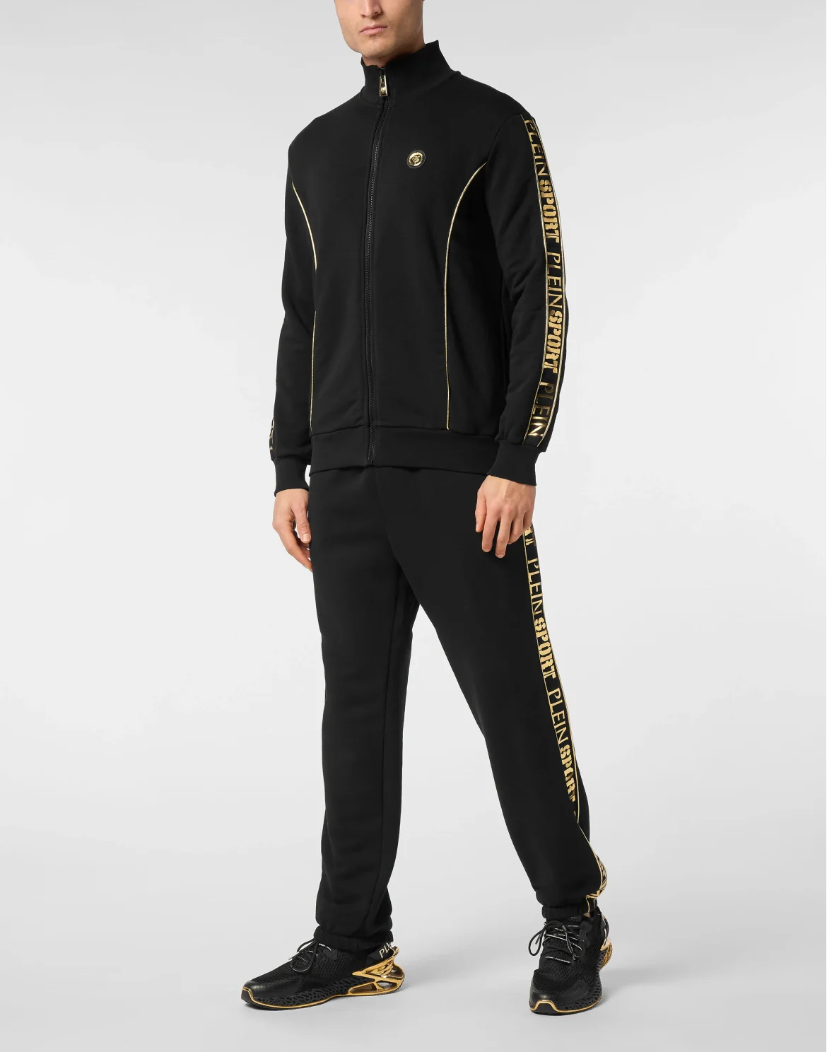 Tracksuit Sweatshirt Laminated, цвет: Черный