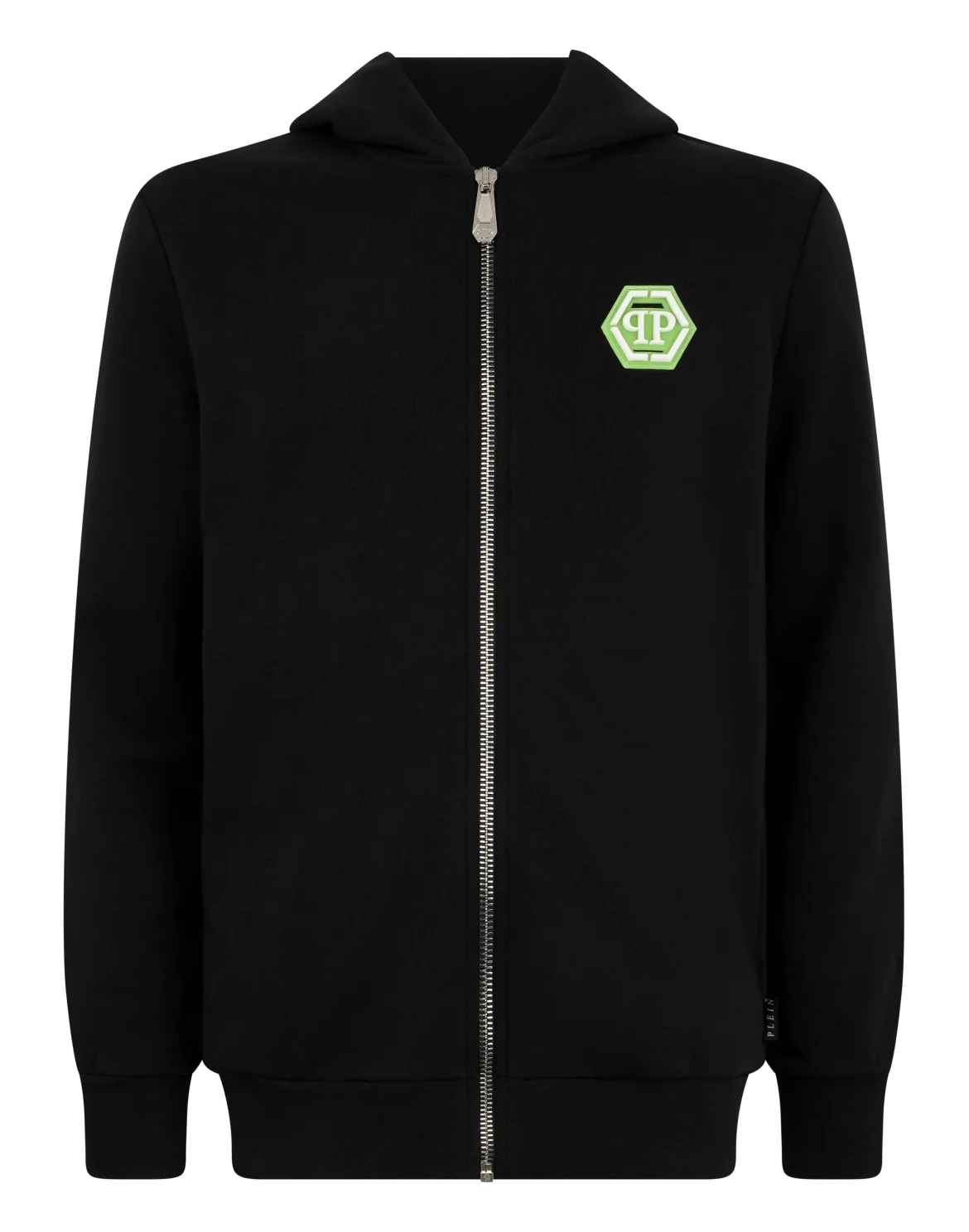 Hoodie Sweatjacket LS Iconic Plein, цвет: Черный